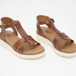 Miz Mooz Margery Leather Sport Sandals Size 37